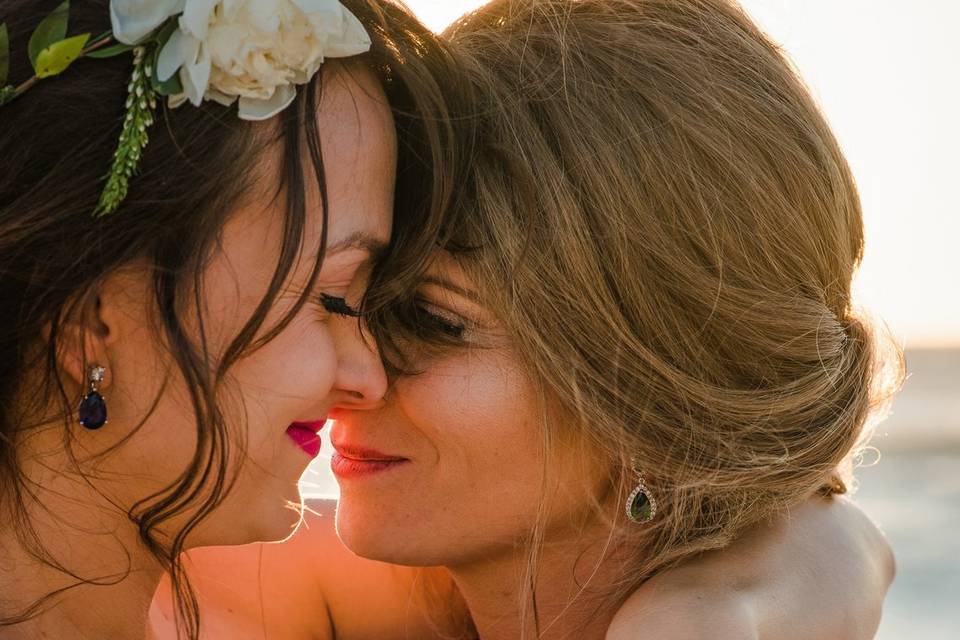 Beach Couple's Portrait