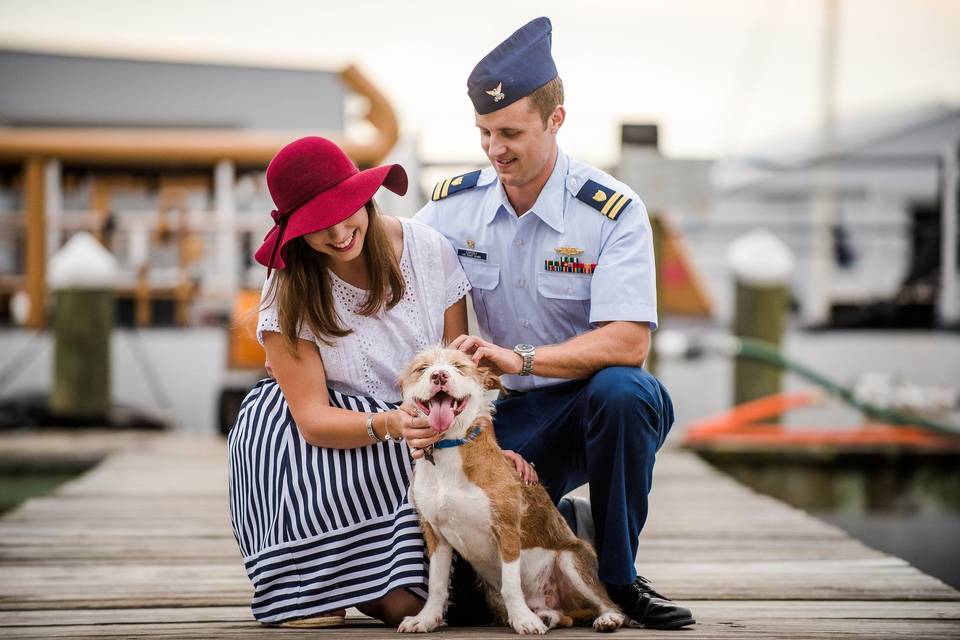 US Coast Guard Station Couple