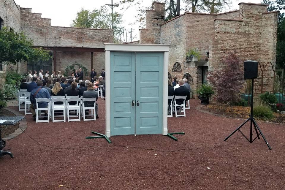 Outdoor ceremony