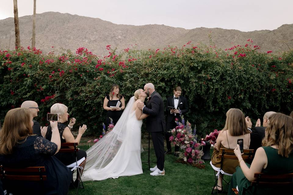 Unique ceremony florals