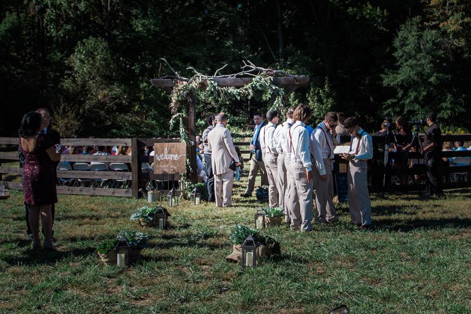 Garden wedding