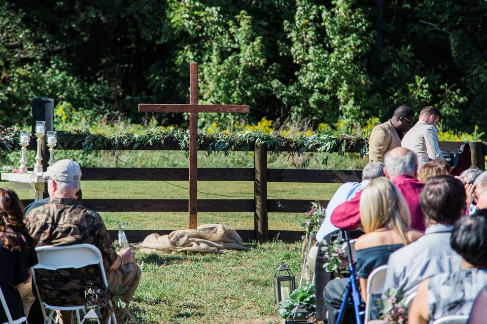 A country wedding