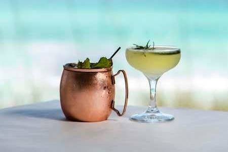 Moscow mule and cocktail