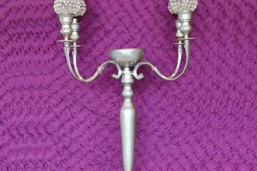 Silver Reggina Candelabra with Crystal Cups
Item: TFM-CD125