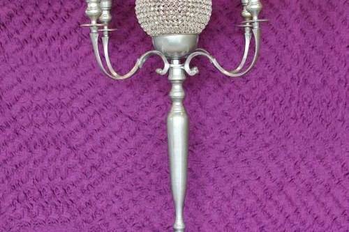 Silver Reggina Candelabra with Crystal Fishbowl
Item: TFM-CD126