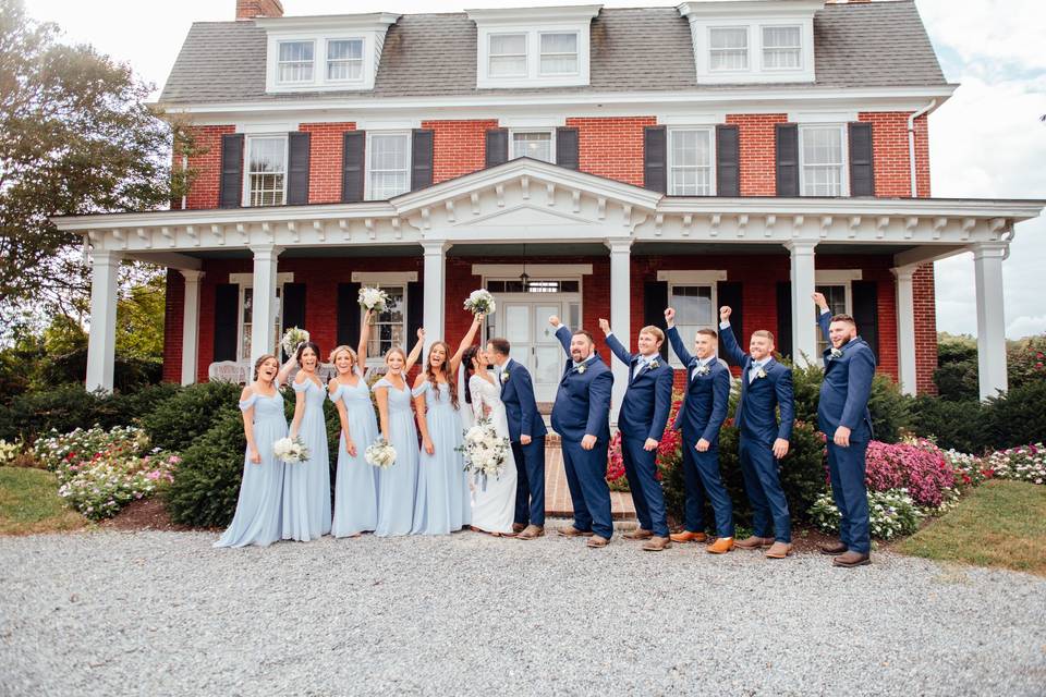Stepne bridal party
