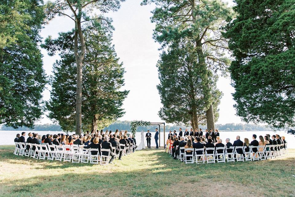 Waterfront ceremony