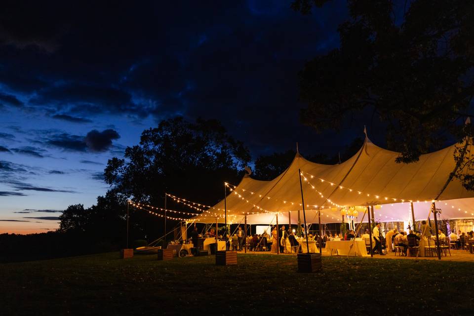 Brittland reception tent