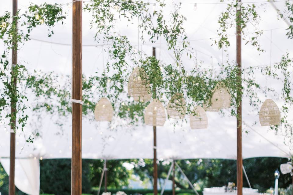Brittland reception tent