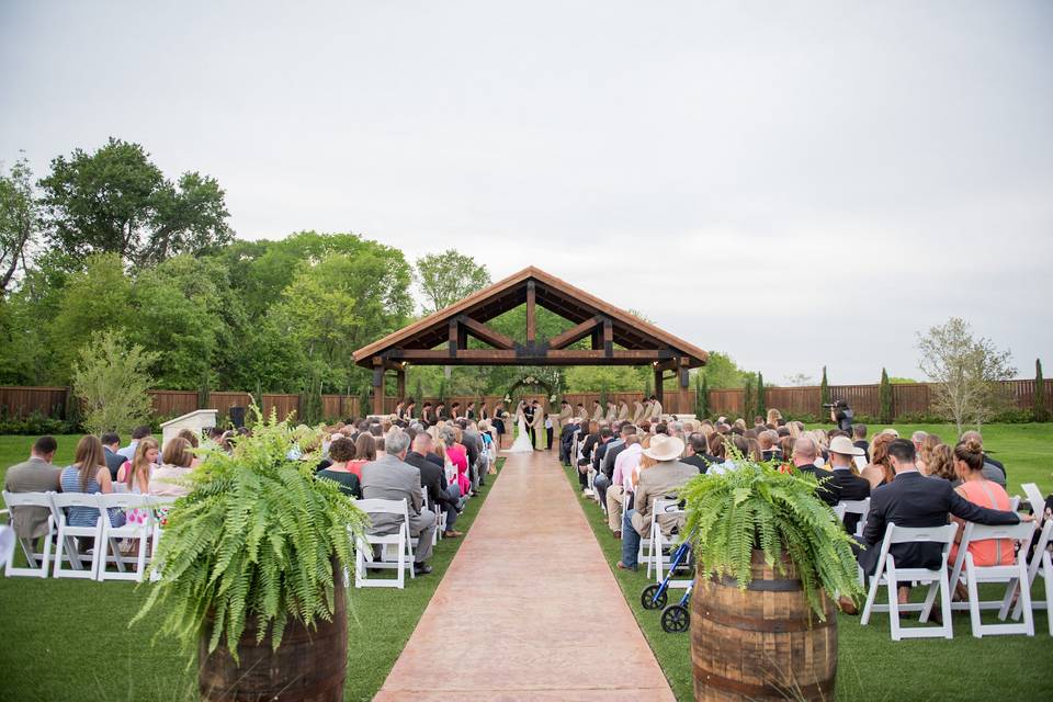 The ceremony