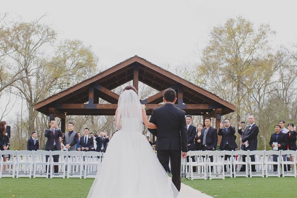 Walking down the aisle