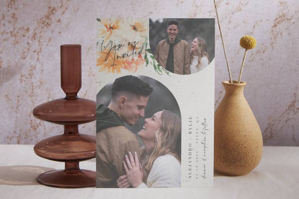 A+R Wedding Invitation