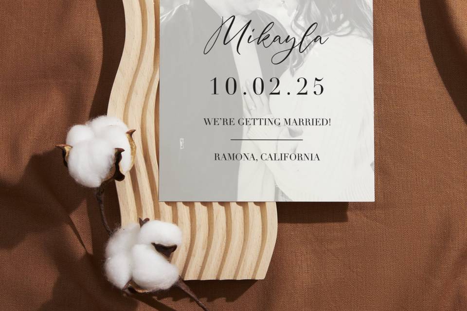 A+M Wedding Invitation