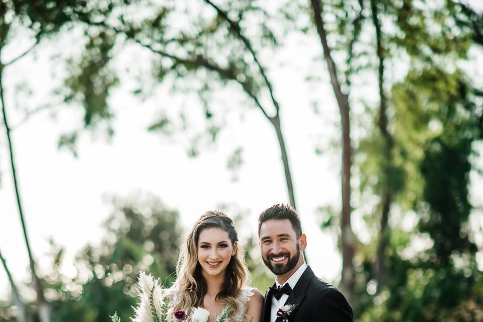 Bride and groom photo.