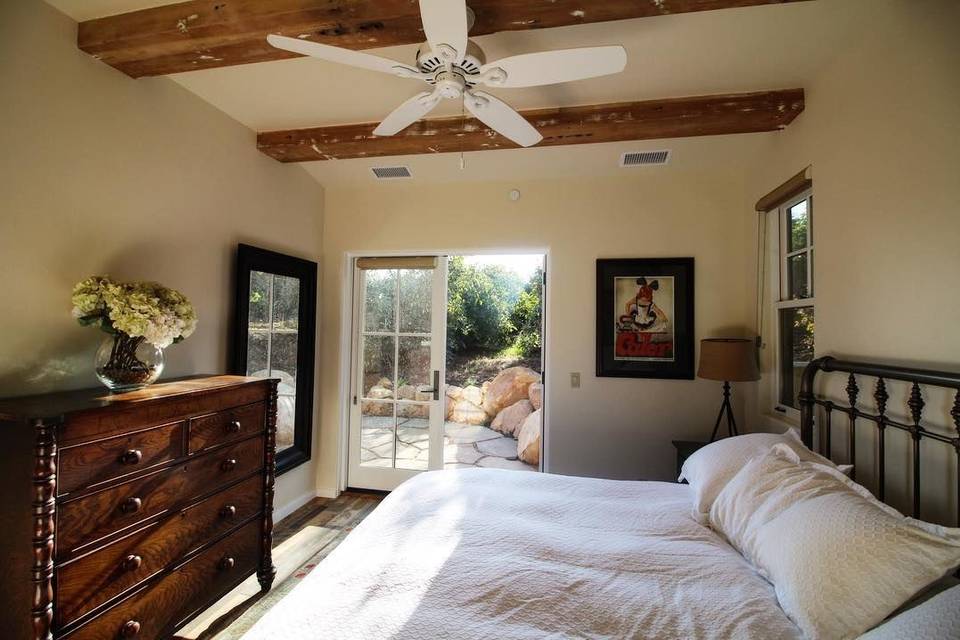 Cottage bedroom.