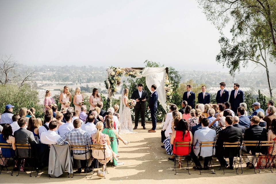 Wedding ceremony ongoing