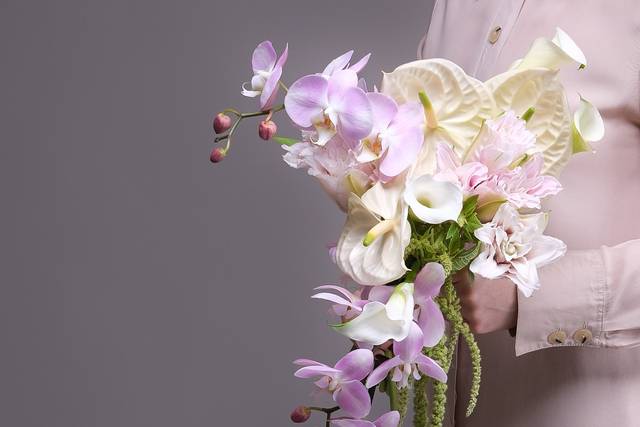 Exotic bridal bouquet