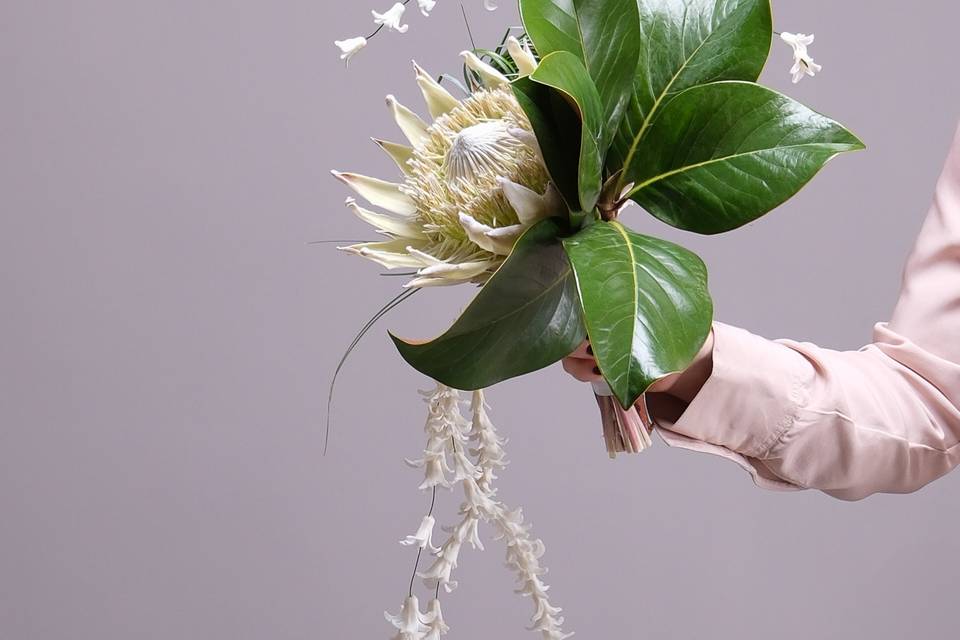 Protea bridal bouquet