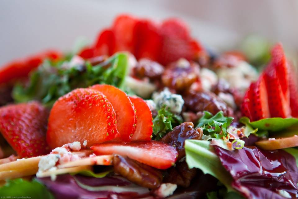 Strawberry Blue Cheese Salad