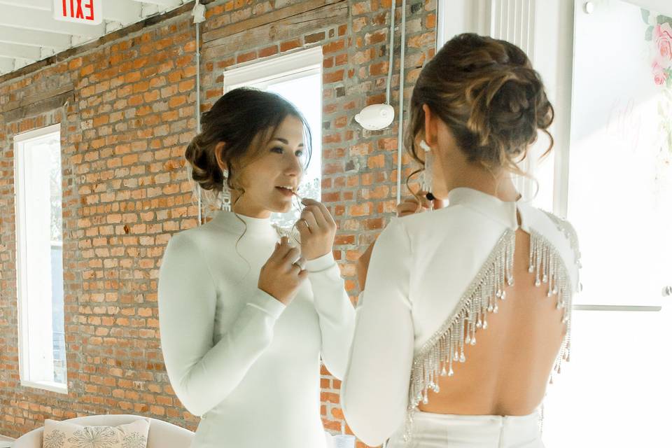 Engagement shoot hair & makeup
