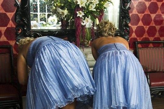 Brides maids,silly,blue