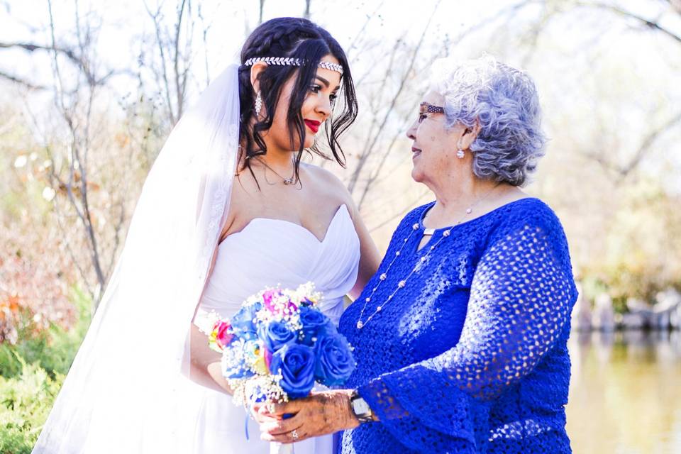 Bride & Grandmother