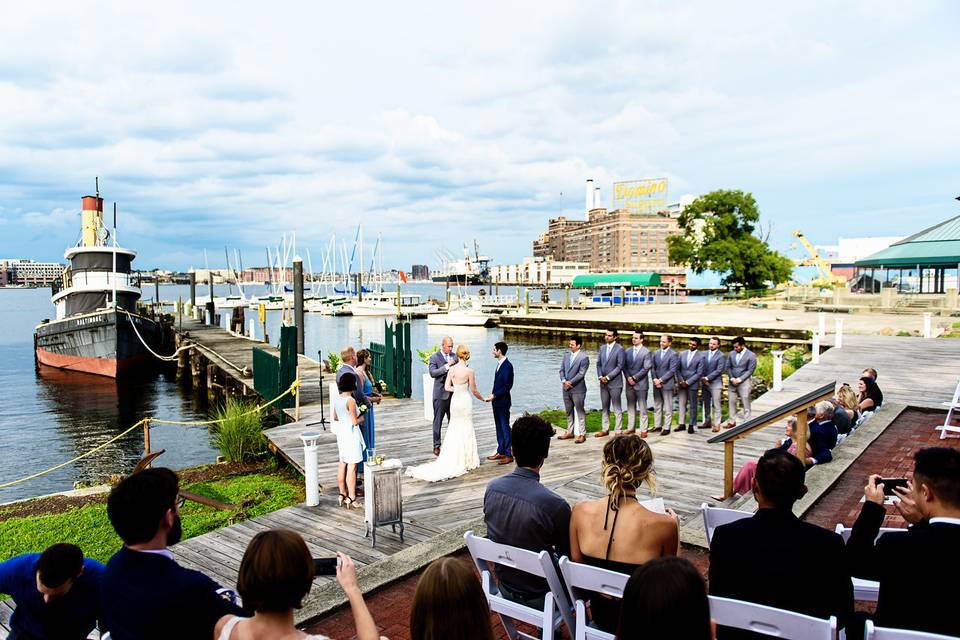 Terrace wedding