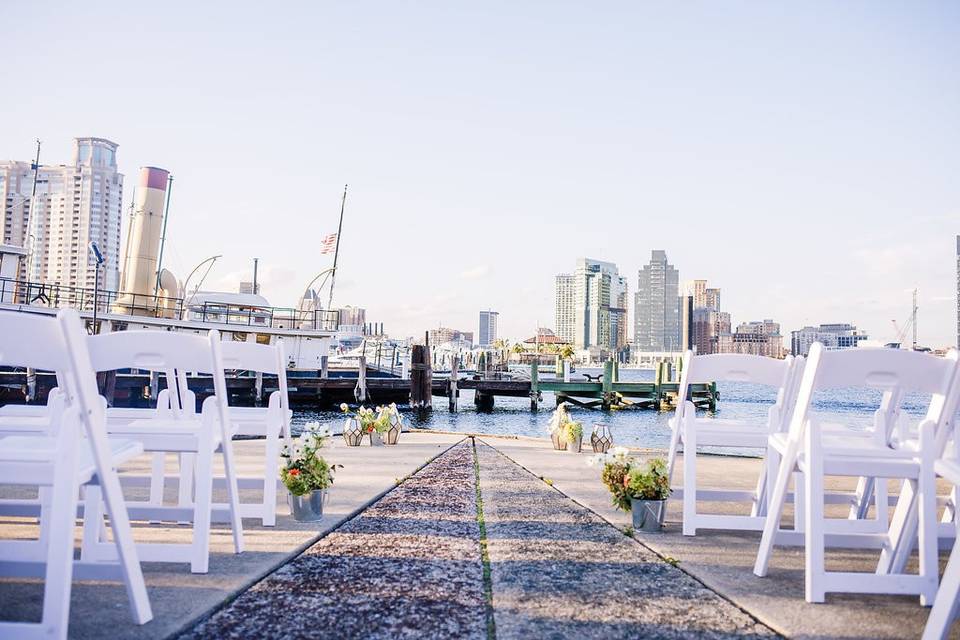 Ready for a waterfront wedding