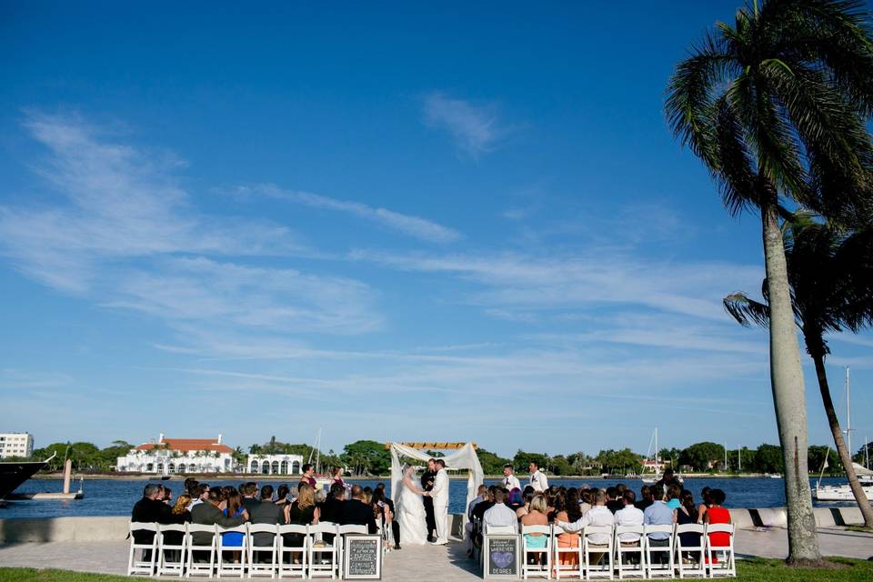 Waterfront ceremony