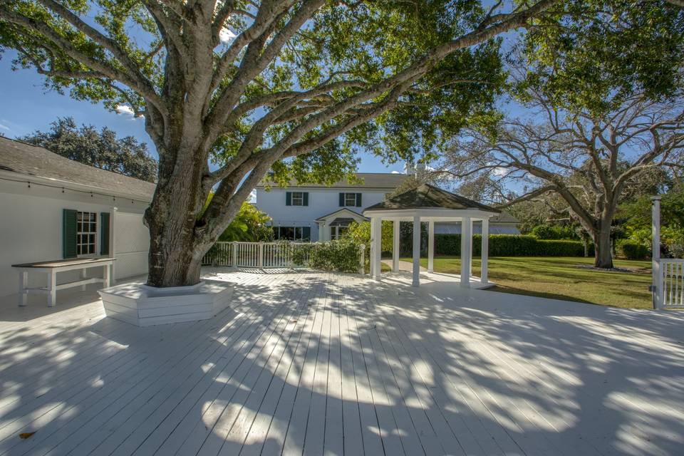 Deck and gazebo