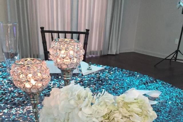 Close up of the bouquet
