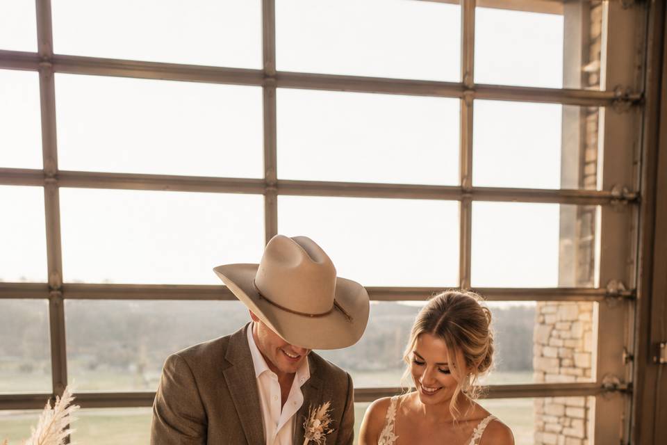 Western wedding magic.