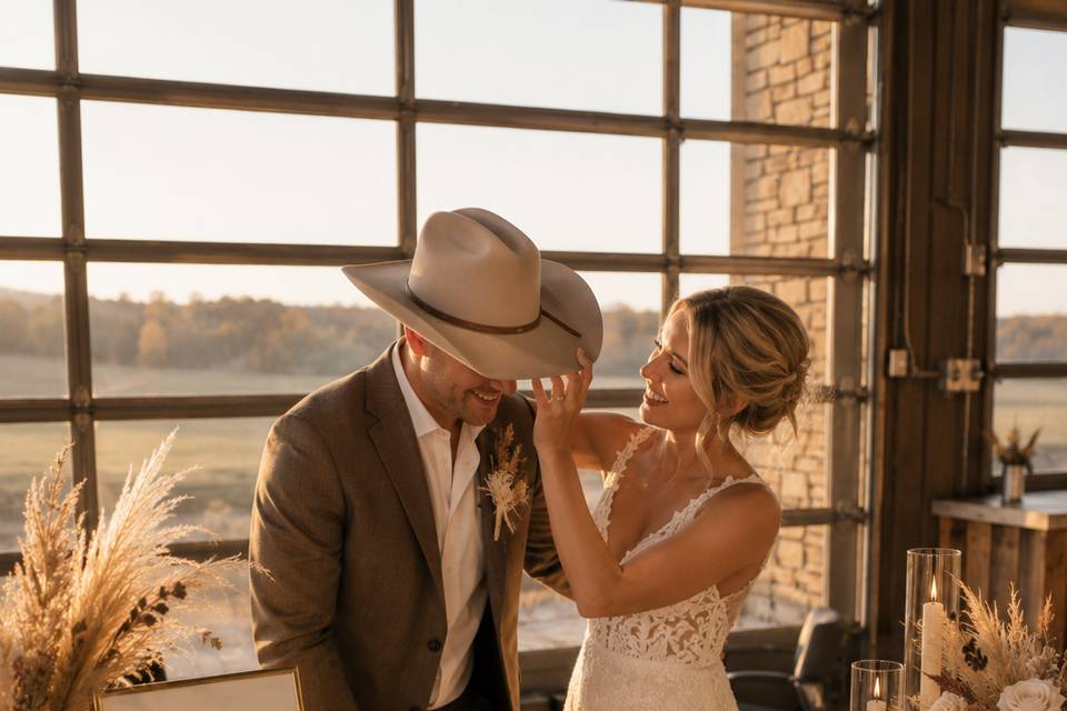 Golden hour hats.