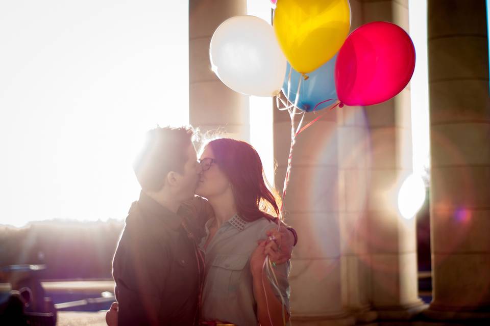 Colorful balloons - Yellow Paddle Photography