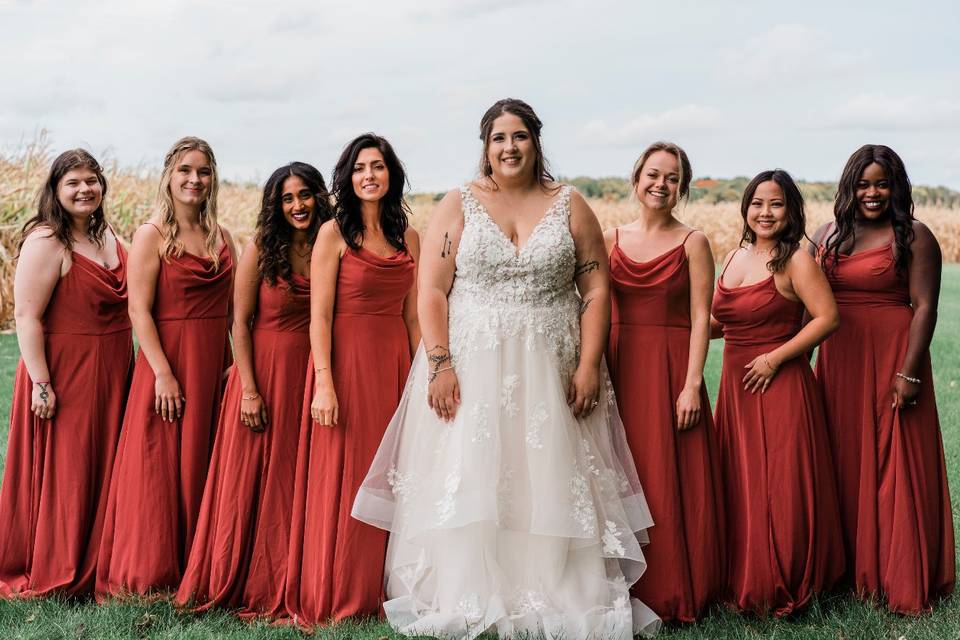 Bride and bridesmaids - Refined To Redefine Creative