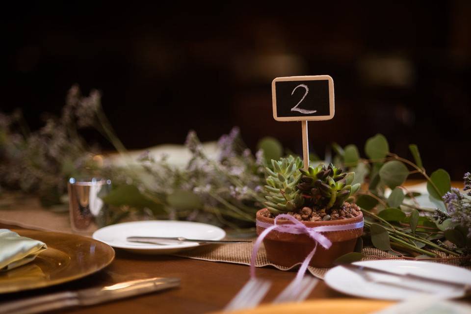 Table number