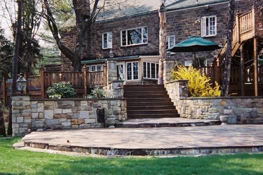 Spring on the Deck and Stone PatioSpringwood Manor