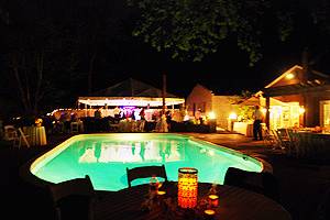 Wedding Reception at The Villa at Springwood_poolside