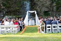 Wedding Ceremony at The Villa at Springwood