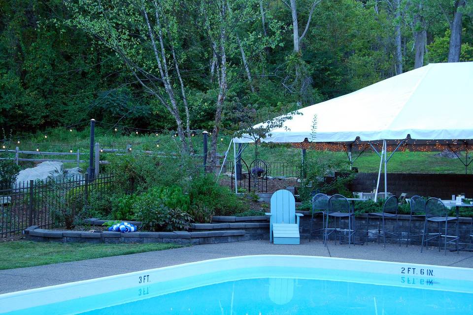 Pool and tented patioThe Villa at Springwood