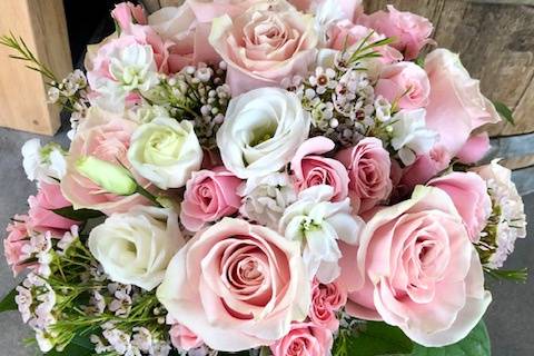 Think Pink!  Bridal bouquet