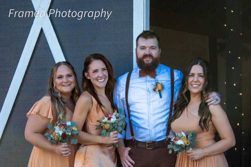 Groom and Bridesmaids