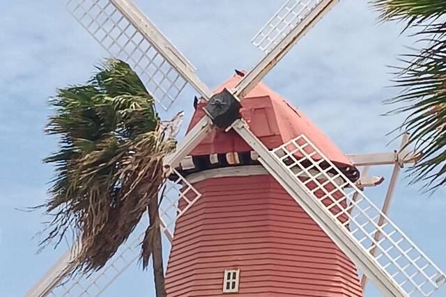 Old fashion windmill