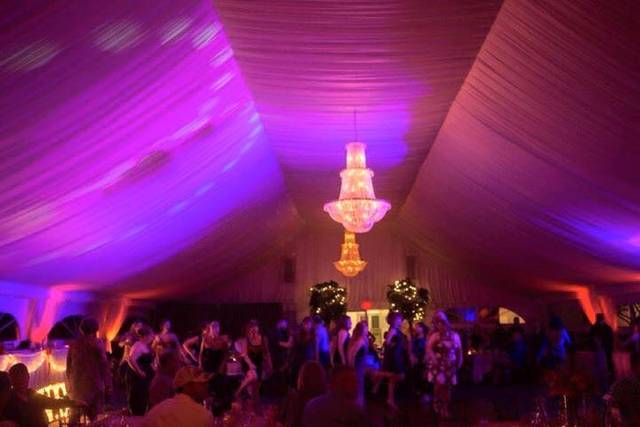 Reception area with guests