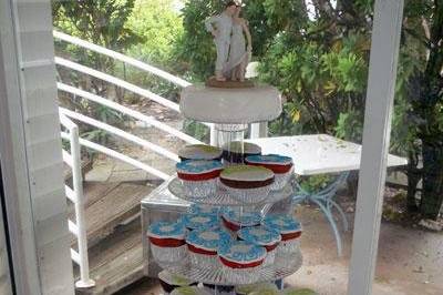 Cupcakes in tiers