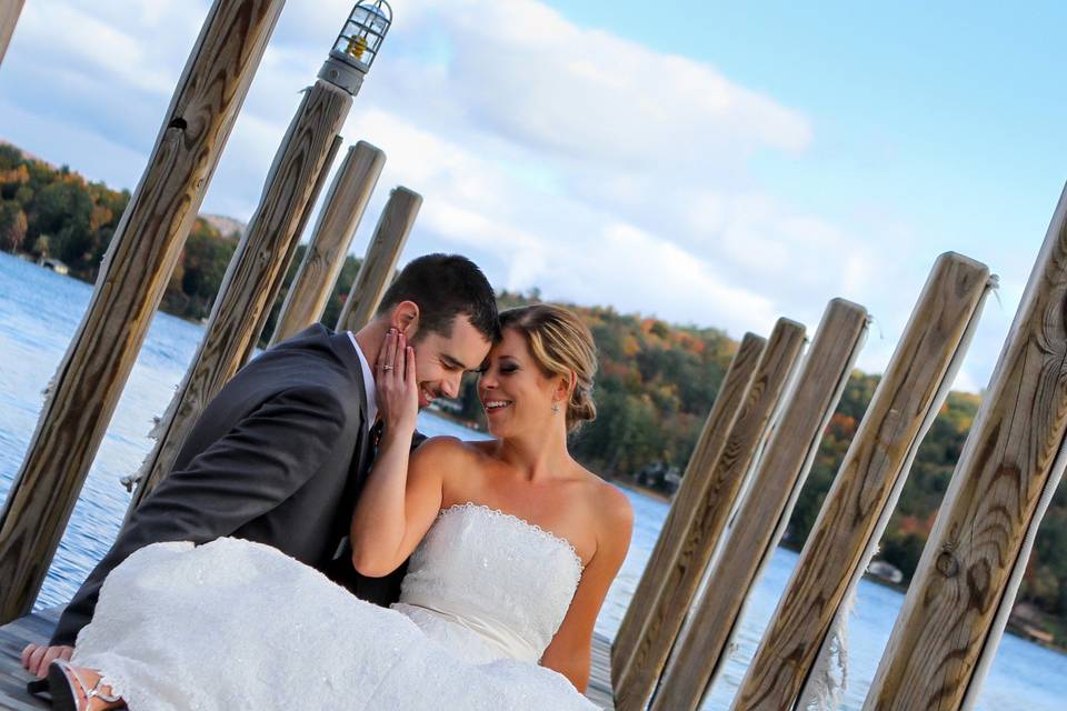 Groom and bride