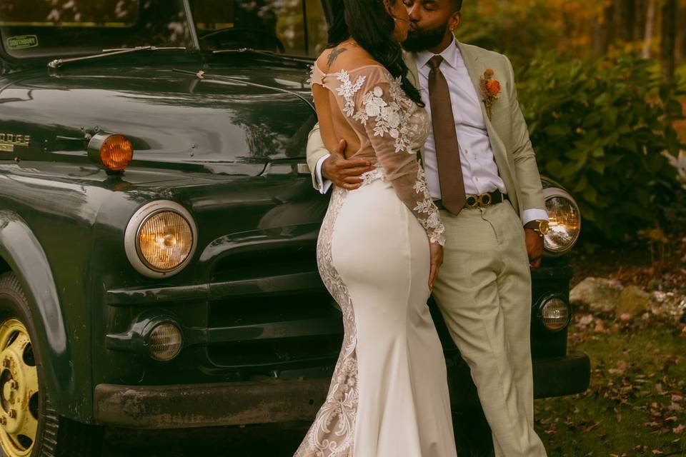 Couple with Truck