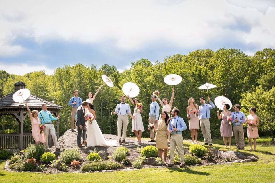 Pretty with parasols