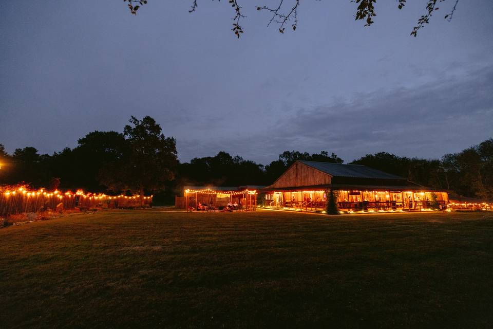 Barn at Night