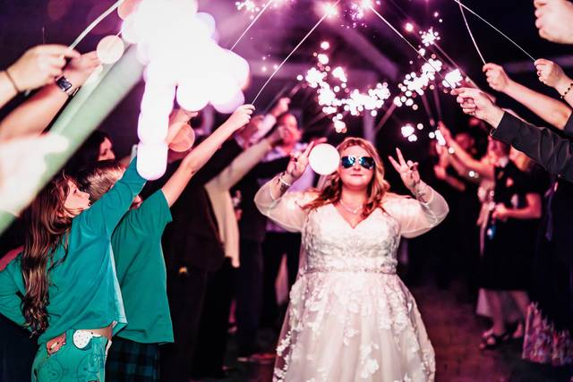 Sparkler send-off